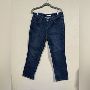 Levi's Women's Straight Leg Pants - Dark Blue